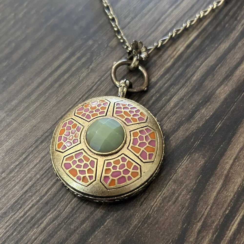 Large Medallion Pendant Necklace ASO Alex Russo